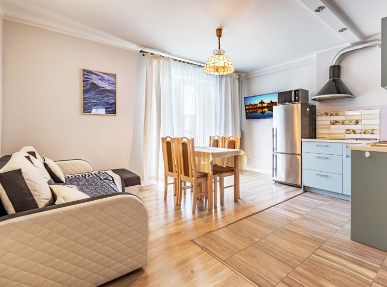 DW GOGA - domki, apartamenty, pokoje Apartament nr 4 - salon z kuchnią i balkonem?v=1.0