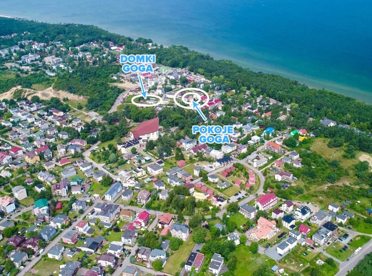 DW GOGA - domki, apartamenty, pokoje Położenie DW Goga i domk&oacute;w Reksio i Matołek?v=1.0