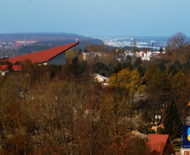 Panorama na okolicę Jastrzębiej G&oacute;ry